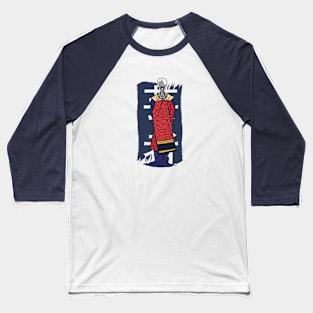 Japanese Skeleton Geisha Baseball T-Shirt